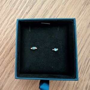 14k Press Fit Ends- London Blue Topaz